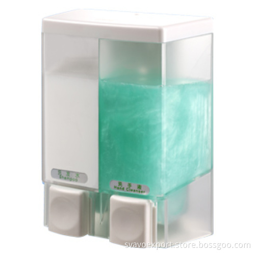 Double See Through Tumbler Soap Dispenser V-4401
